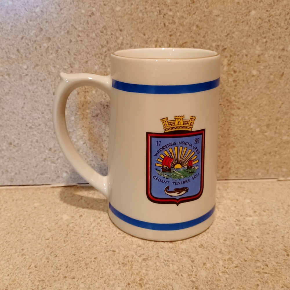 Vintage Scandinavian Ceramic Beer Mug